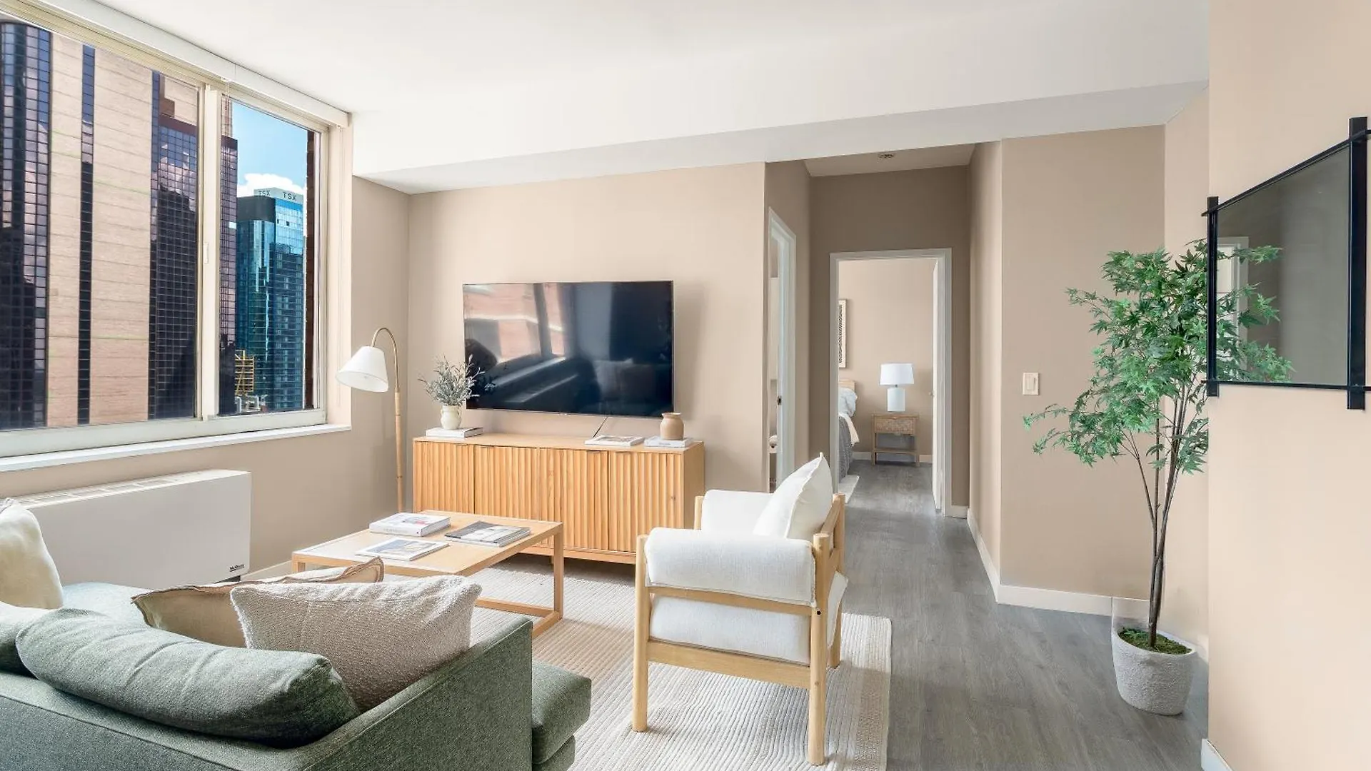 アパート Chic Nyc Stay Steps From Times Square With 2 Bedroom ニューヨーク
