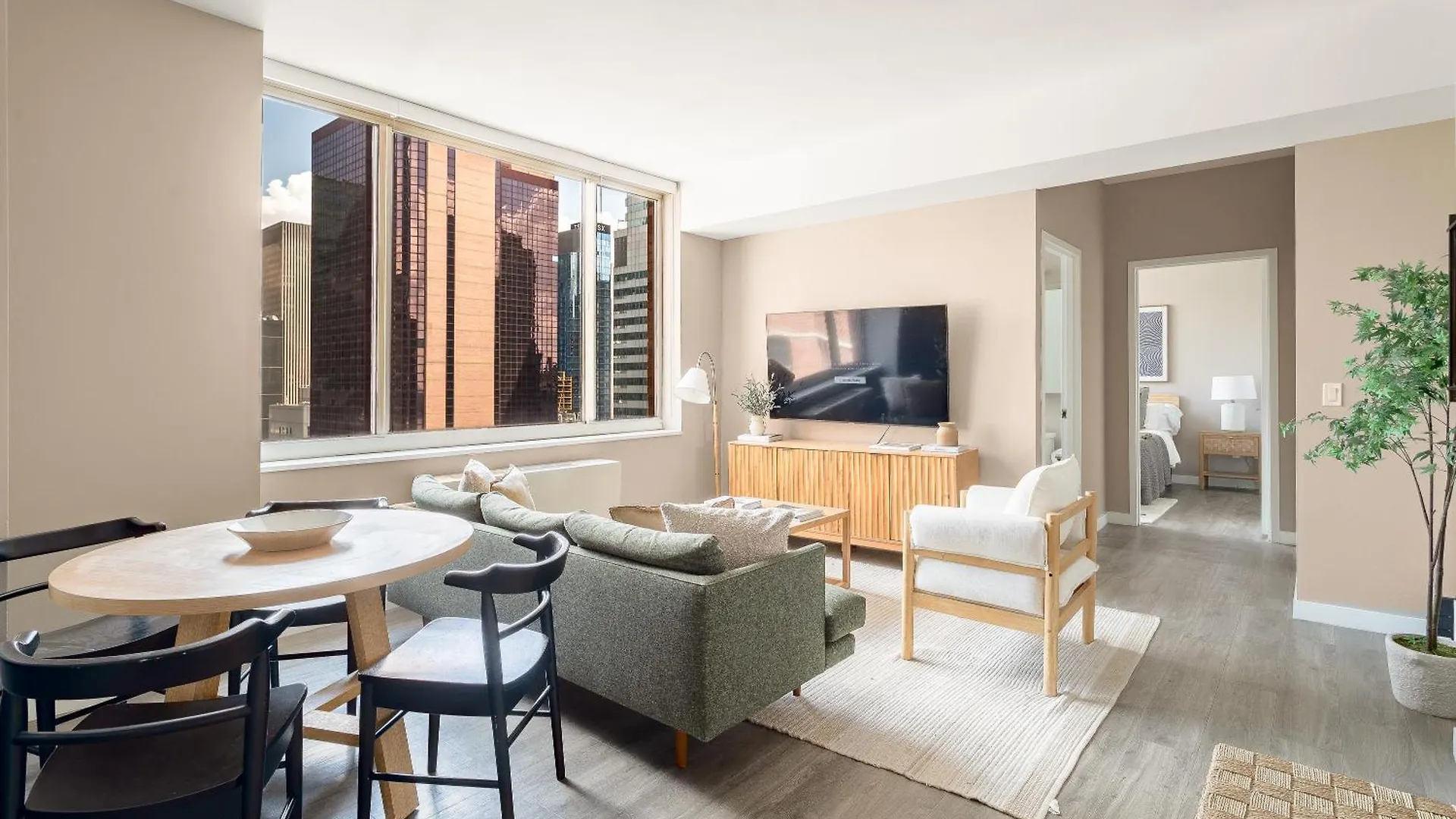 Chic Nyc Stay Steps From Times Square With 2 Bedroom ニューヨーク 0*,